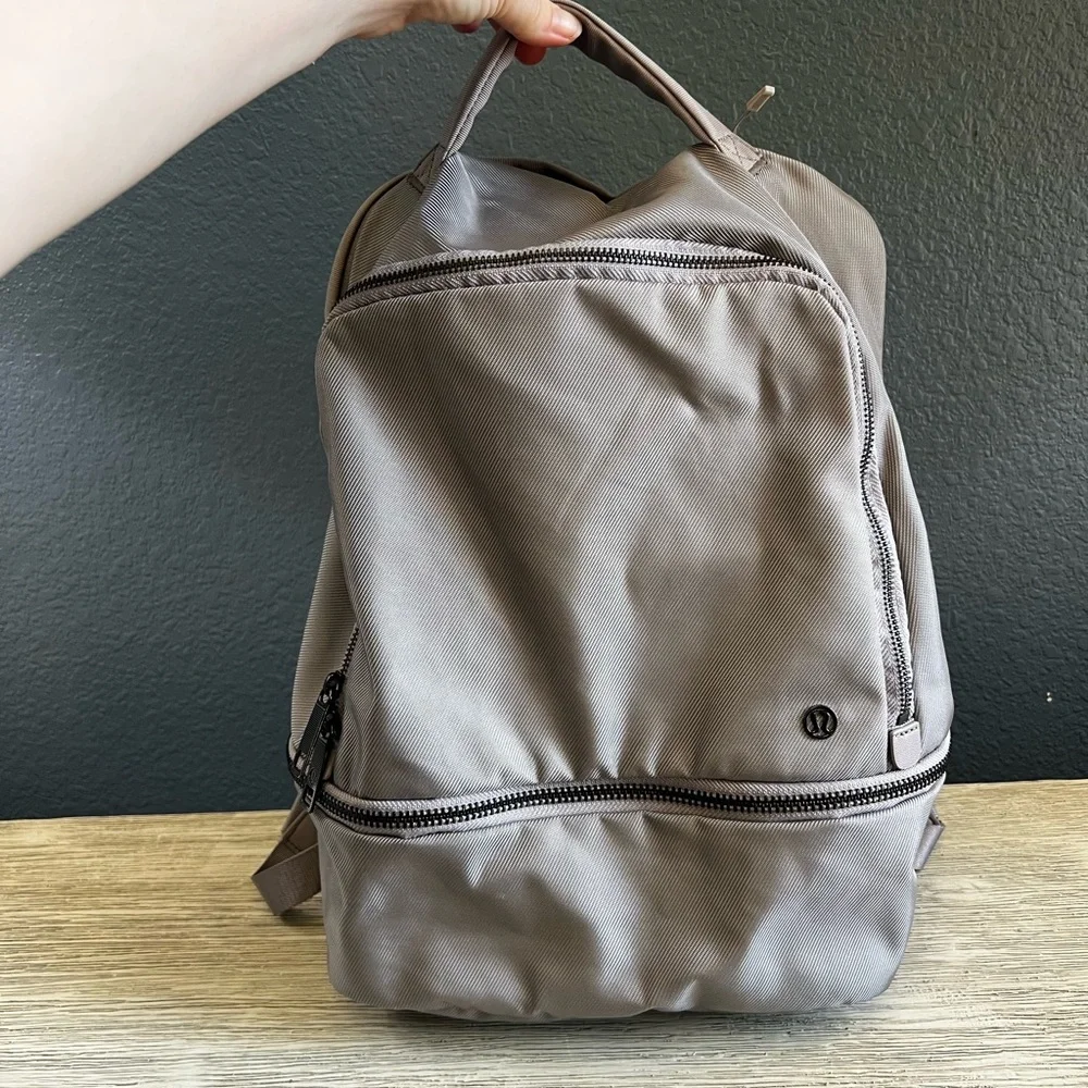 LIKE NEW!!! lululemon athletica Gray Backpack